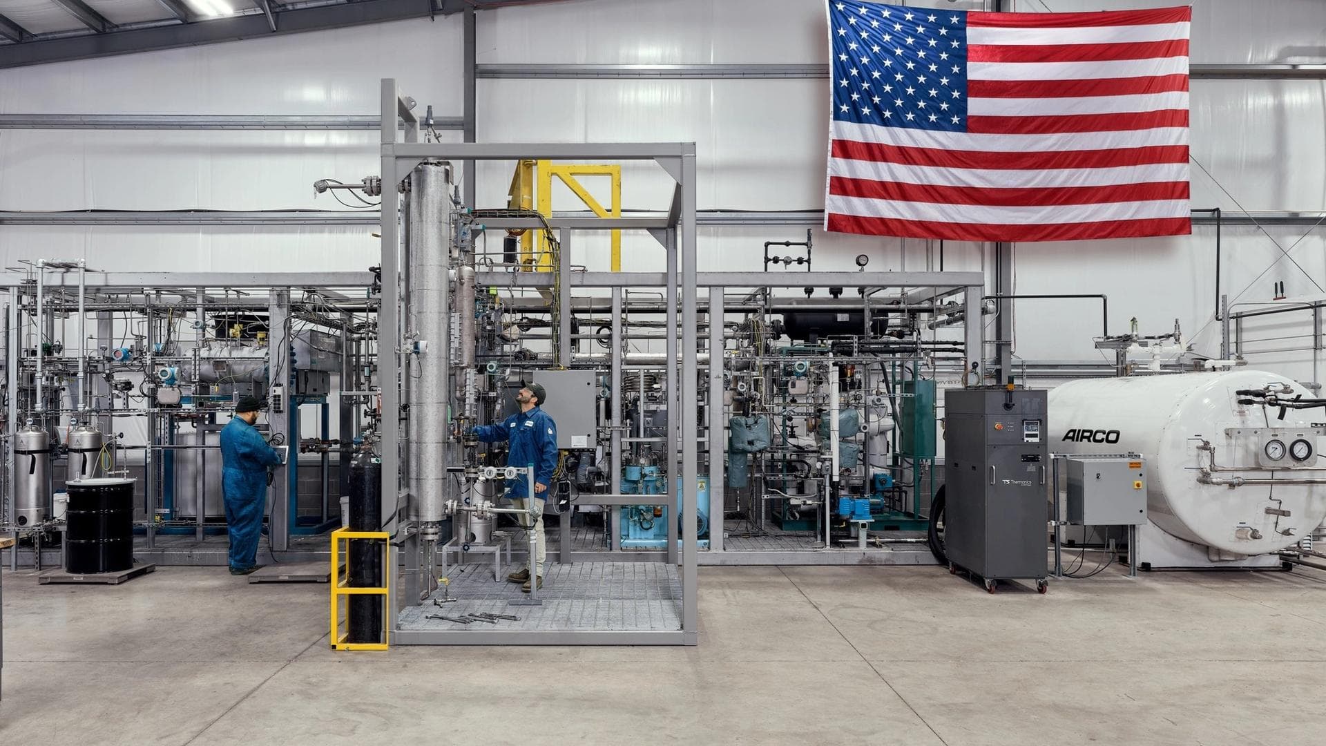 Air Company synthetic fuel manufacturing facility