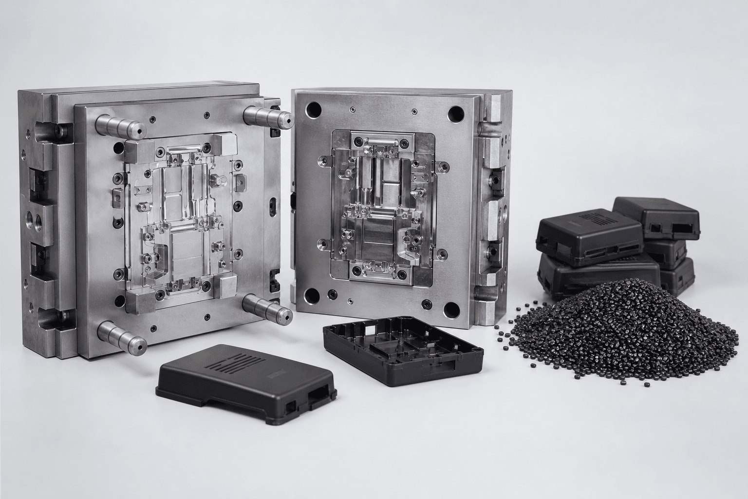 Injection molding and molded parts