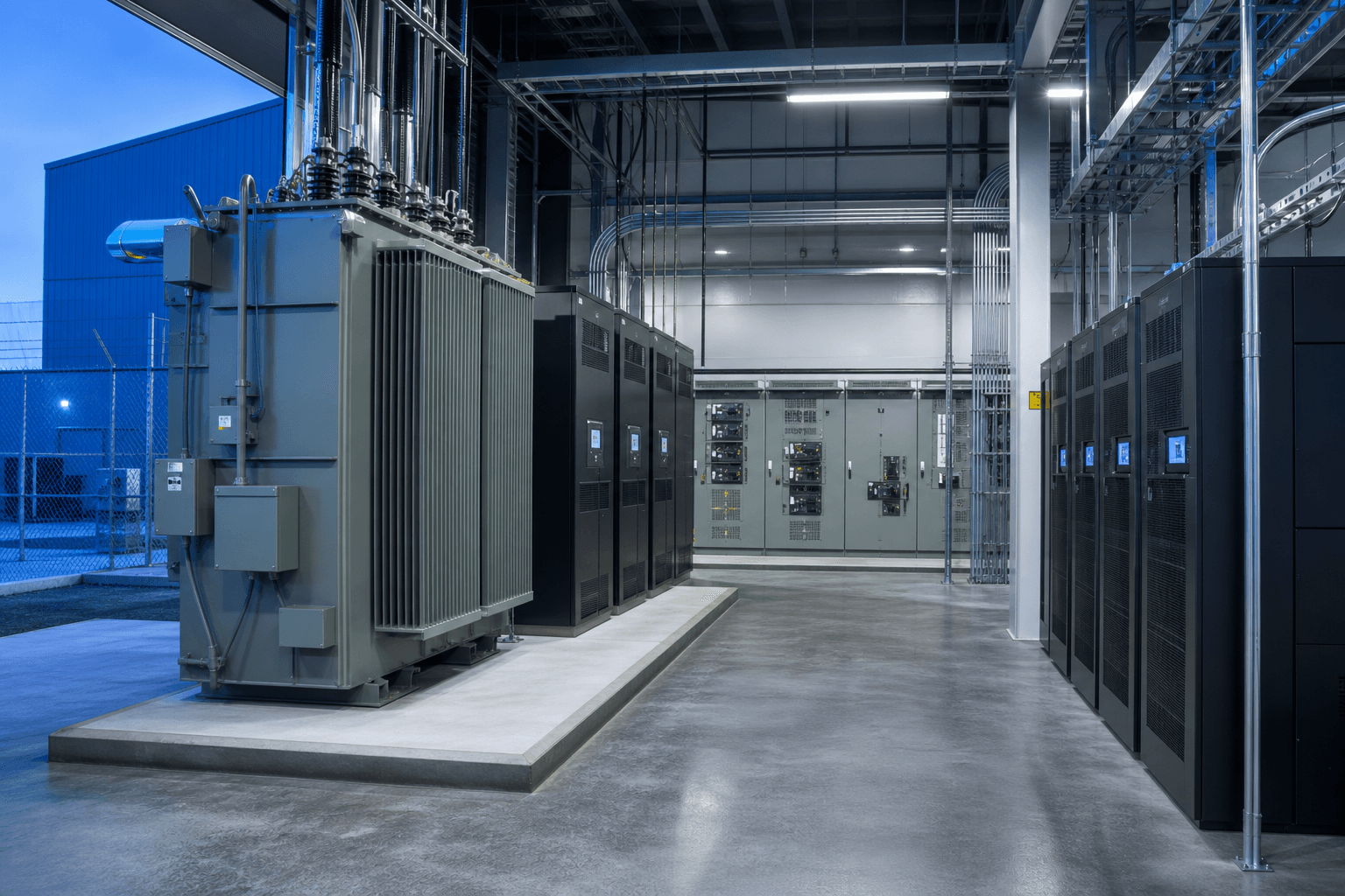 Transformers, UPS systems, and electrical power distribution equipment